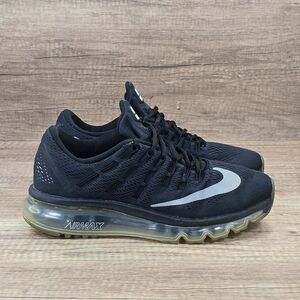 Nike Air Max 2016 Men's Size 6 Women's Size 7.5 Black Running Shoes (806771-001)